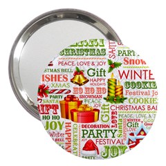 The Joys Of Christmas 3  Handbag Mirrors by allthingseveryone