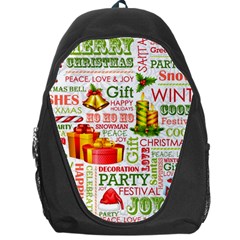 The Joys Of Christmas Backpack Bag by allthingseveryone