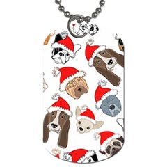 Christmas Puppies Dog Tag (one Side) by allthingseveryone