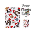 Christmas Puppies Playing Cards 54 (Mini)  Front - SpadeQ