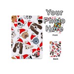 Christmas Puppies Playing Cards 54 (Mini)  Front - Heart4