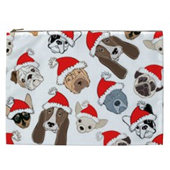 Christmas Puppies Cosmetic Bag (xxl)  by allthingseveryone