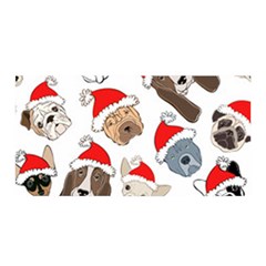 Christmas Puppies Satin Wrap by allthingseveryone