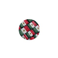 Mexican Flag Pattern Design 1  Mini Magnets by dflcprints