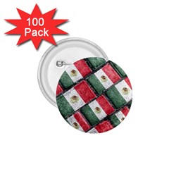 Mexican Flag Pattern Design 1 75  Buttons (100 Pack)  by dflcprints