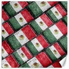 Mexican Flag Pattern Design Canvas 20  X 20   by dflcprints