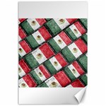 Mexican Flag Pattern Design Canvas 24  x 36  23.35 x34.74  Canvas - 1