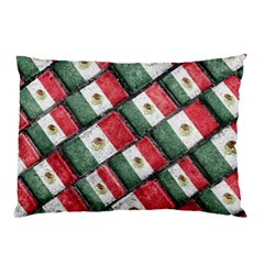 Mexican Flag Pattern Design Pillow Case (two Sides) by dflcprints