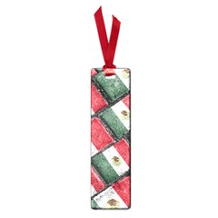 Mexican Flag Pattern Design Small Book Marks by dflcprints