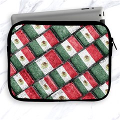 Mexican Flag Pattern Design Apple Ipad 2/3/4 Zipper Cases by dflcprints