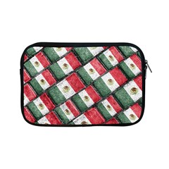 Mexican Flag Pattern Design Apple Ipad Mini Zipper Cases by dflcprints