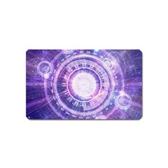 Blue Fractal Alchemy Hud For Bending Hyperspace Magnet (name Card) by jayaprime