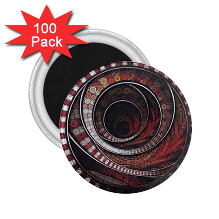 The Thousand and One Rings of the Fractal Circus 2.25  Magnets (100 pack) 