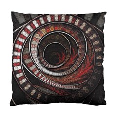 The Thousand And One Rings Of The Fractal Circus Standard Cushion Case (two Sides) by jayaprime