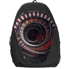 The Thousand And One Rings Of The Fractal Circus Backpack Bag by jayaprime