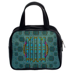 Freedom Is Every Where Just Love It Pop Art Classic Handbags (2 Sides) by pepitasart