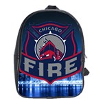 Chicago Fire With Skyline School Bag (XL) Front