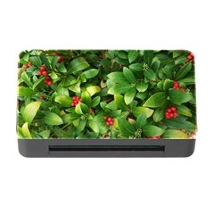 Christmas Season Floral Green Red Skimmia Flower Memory Card Reader With Cf by yoursparklingshop