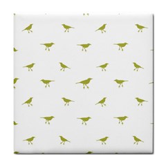 Birds Motif Pattern Tile Coasters by dflcprints