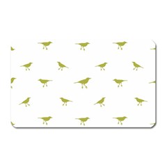 Birds Motif Pattern Magnet (rectangular) by dflcprints