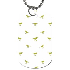 Birds Motif Pattern Dog Tag (one Side) by dflcprints