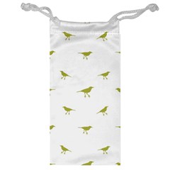 Birds Motif Pattern Jewelry Bag by dflcprints