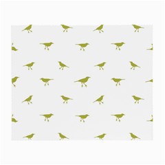 Birds Motif Pattern Small Glasses Cloth (2-side) by dflcprints