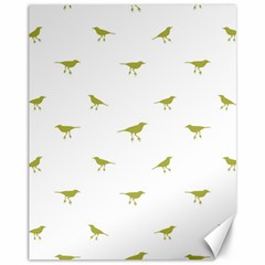 Birds Motif Pattern Canvas 11  X 14   by dflcprints