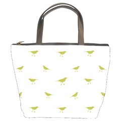 Birds Motif Pattern Bucket Bags by dflcprints