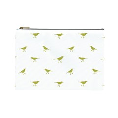 Birds Motif Pattern Cosmetic Bag (large)  by dflcprints