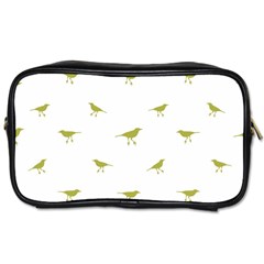 Birds Motif Pattern Toiletries Bags by dflcprints