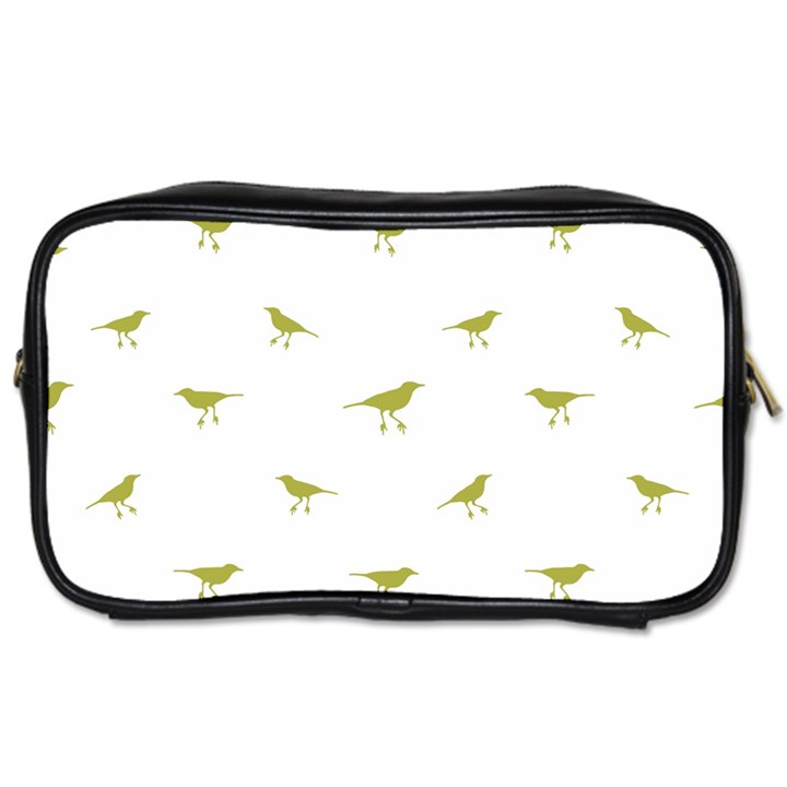 Birds Motif Pattern Toiletries Bags