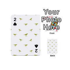 Birds Motif Pattern Playing Cards 54 (mini)  by dflcprints