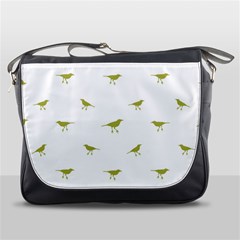 Birds Motif Pattern Messenger Bags by dflcprints