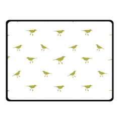 Birds Motif Pattern Double Sided Fleece Blanket (small)  by dflcprints