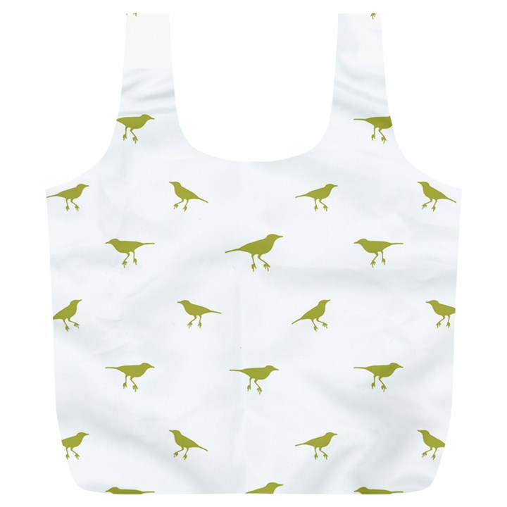 Birds Motif Pattern Full Print Recycle Bags (L) 