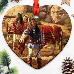 Apache Braves Ornament (heart) by allthingseveryone