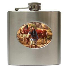 Apache Braves Hip Flask (6 Oz) by allthingseveryone