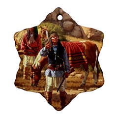 Apache Braves Ornament (snowflake) by allthingseveryone