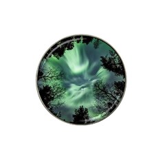 Northern Lights In The Forest Hat Clip Ball Marker (4 Pack) by Ucco