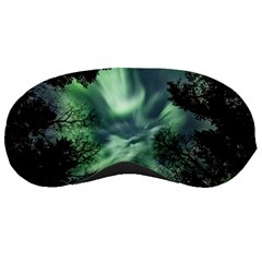 Northern Lights In The Forest Sleeping Masks by Ucco