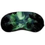 Northern lights in the forest Sleeping Masks Front