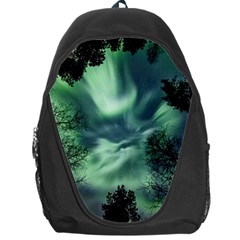 Northern Lights In The Forest Backpack Bag by Ucco