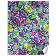 Colorful Modern Floral Print Canvas 36  X 48   by dflcprints