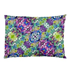 Colorful Modern Floral Print Pillow Case (two Sides) by dflcprints