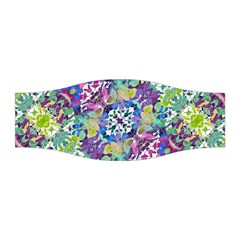 Colorful Modern Floral Print Stretchable Headband by dflcprints