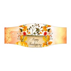 Happy Thanksgiving With Pumpkin Stretchable Headband by FantasyWorld7