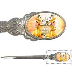 Happy Thanksgiving With Pumpkin Letter Openers by FantasyWorld7