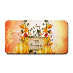 Happy Thanksgiving With Pumpkin Medium Bar Mats by FantasyWorld7