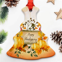 Happy Thanksgiving With Pumpkin Ornament (christmas Tree) 